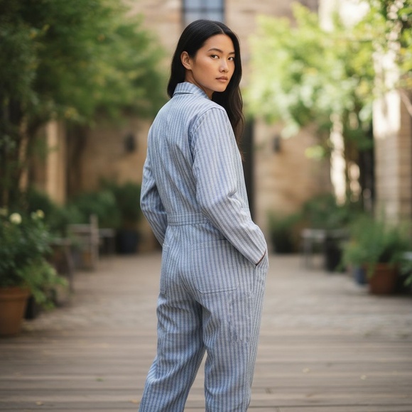 Vintage 1960s-70s Red Kap Herringbone Work Coverall, Men's S-L - Picture 2 of 5